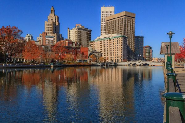 Fall,Foliage,In,The,Heart,Of,Downtown,Providence,City,,Rhode